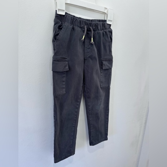 Grayson Mini Boys Twill Cargo Jogger Charcoal Grey Pants - 4t - Picture 11 of 13
